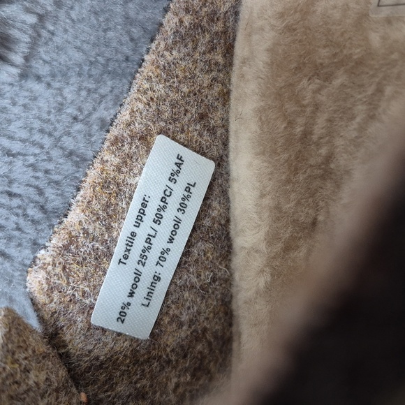 Birkenstock Zermatt Wool Felt Shearling Clogs In Toffee Melange,Size 40, NWT - Picture 9 of 17